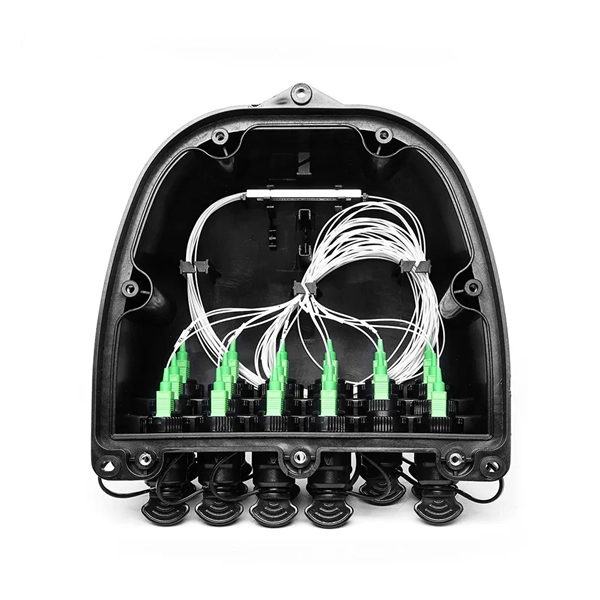 How to connect a fiber optic broadband distribution box
