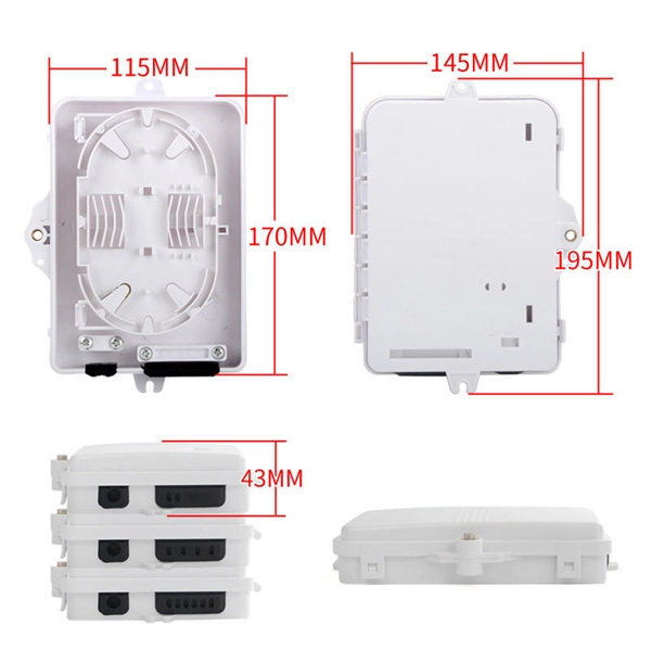 How many distribution boxes are connected to the main distribution box 