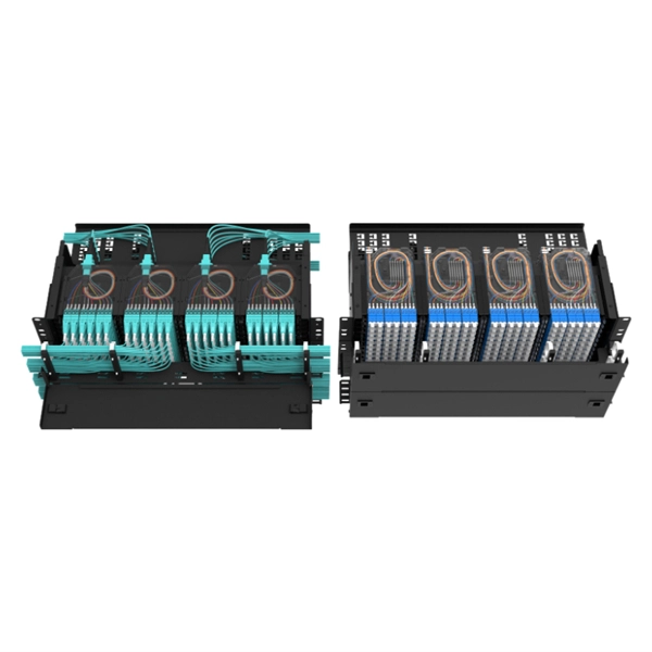 Distribution box wires flattened