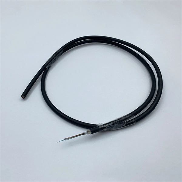 What type of interface is the cold connector for fiber optic cables 